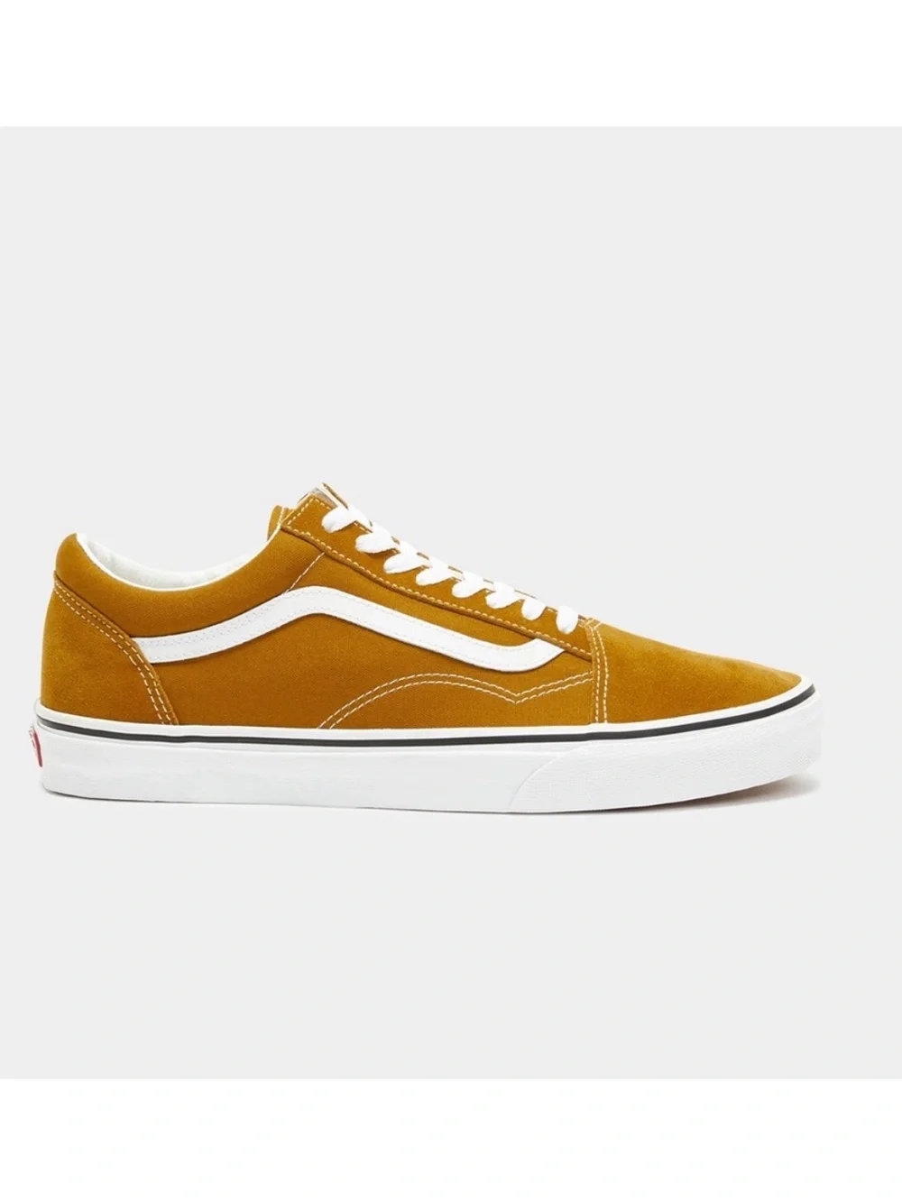 Vans Old Skool Golden Brown & White Suede & Canvas Sneakers